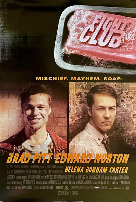 fight club movie poster original